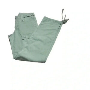 Urban life cargo balloon pant draw strings, green waist 15 cute dance sexy